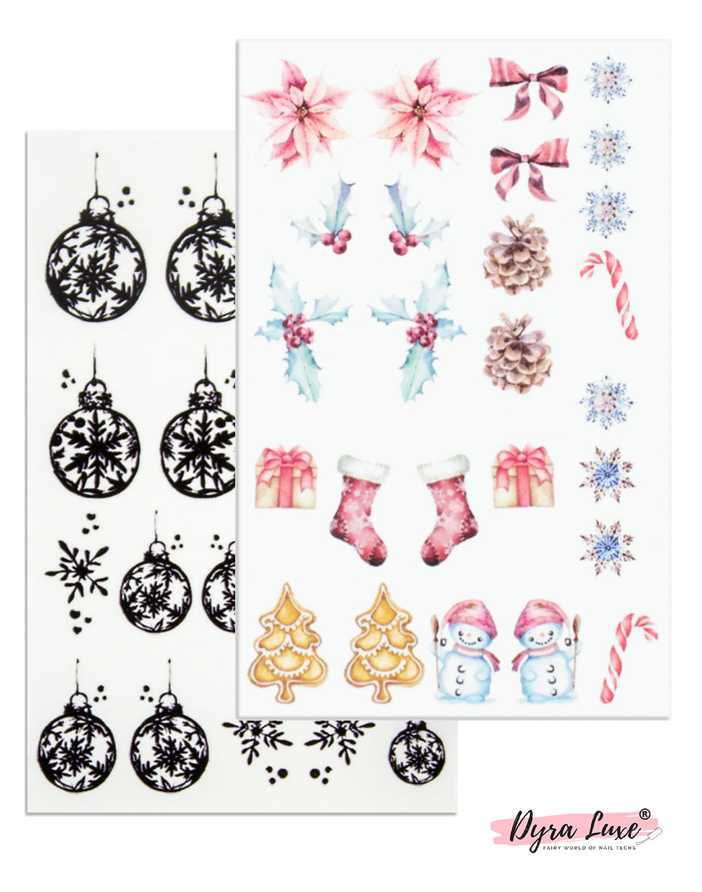 Christmas Water Decals